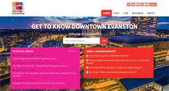 Desktop Screenshot of downtownevanston.org